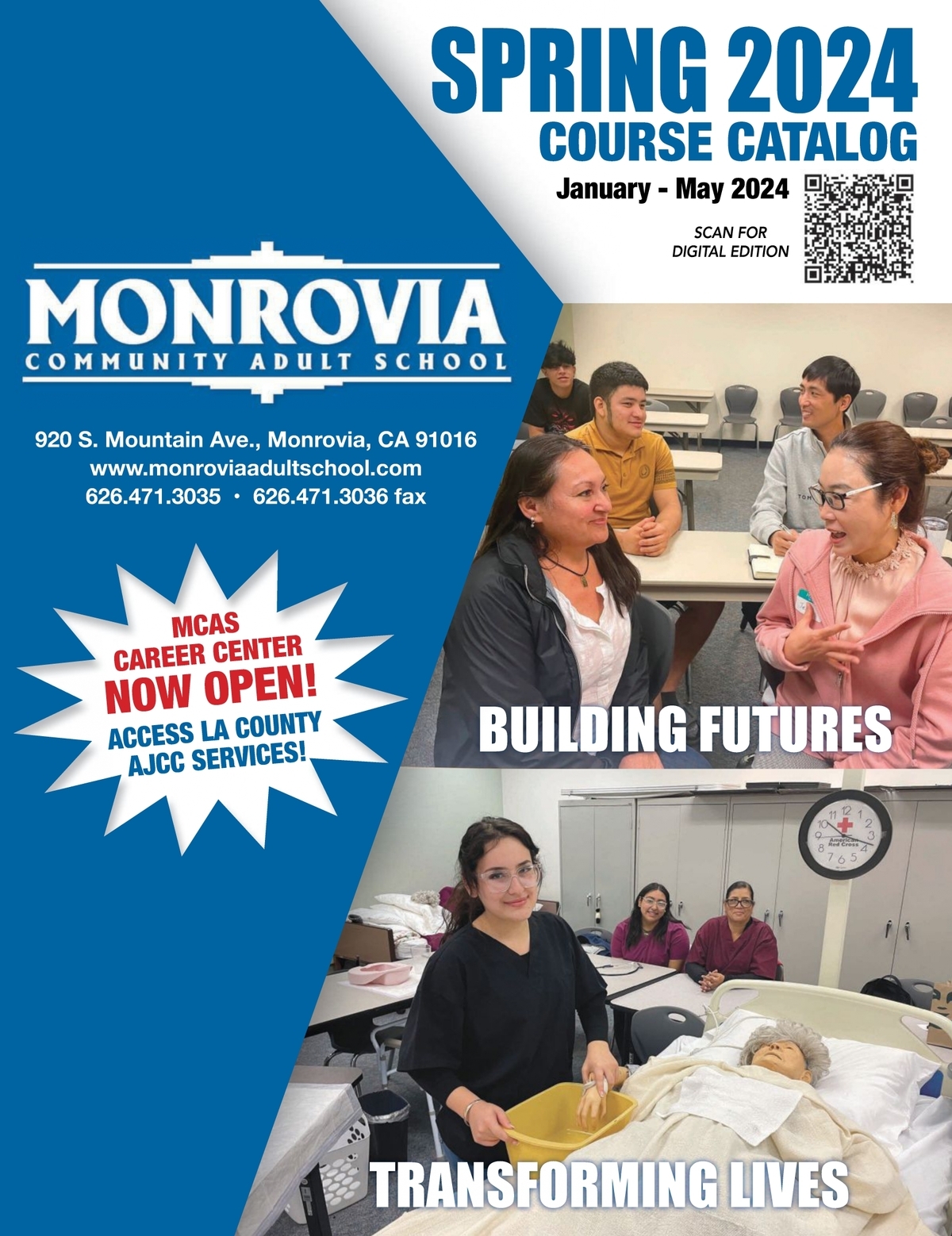 Cover of MCAS Brochure Spring 2024